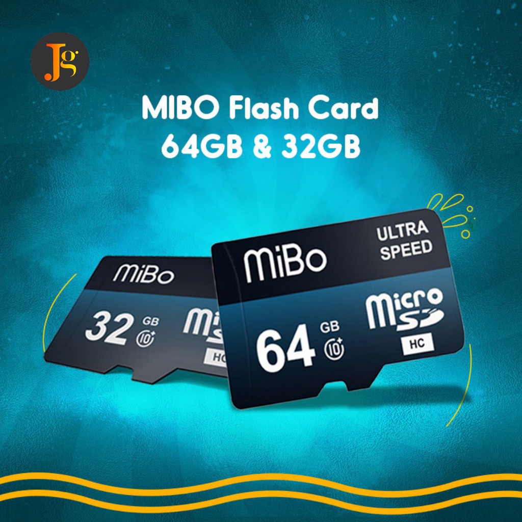 MIBO Micro SD Ultra Speed 32GB/64GB Kartu Memori 32GB/64GB