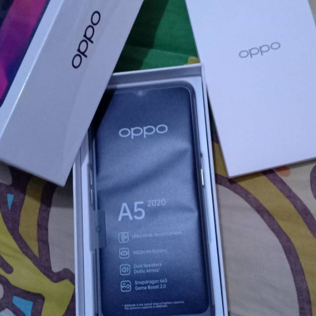Second OPPO A5 2020 4/128 GARANSI RESMI OPPO