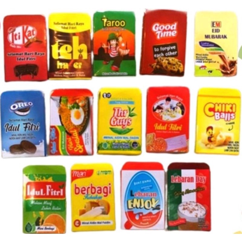 

Amplop Lebaran Snack Viral Angpau Idul Fitri