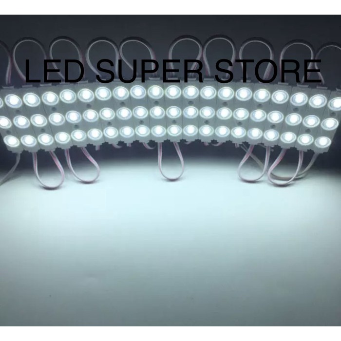 100PCS LED Module 5630 3 LED + Lensa Tipe 8218 12V/24v