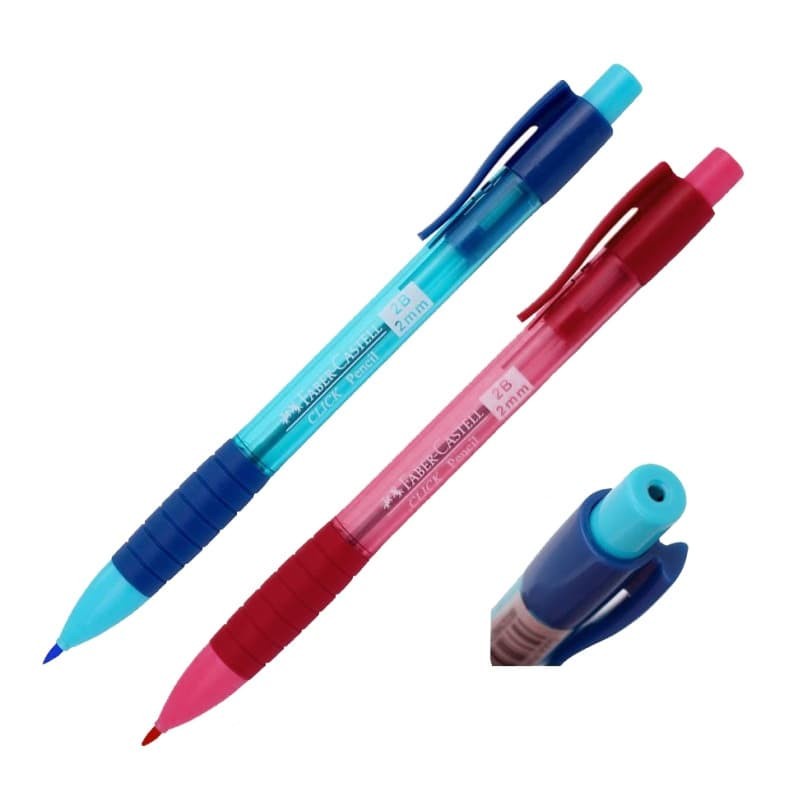 pensil mekanik click faber castell/ pensil mekanik ukuran 0.2mm/ pensil mekanik murah/pensil mekanik