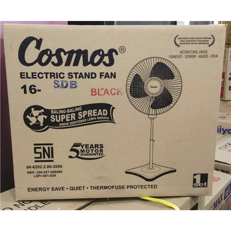 Kipas Angin COSMOS 16-SDB Berdiri 16 inch 16-SDB / Stand Fan Murah