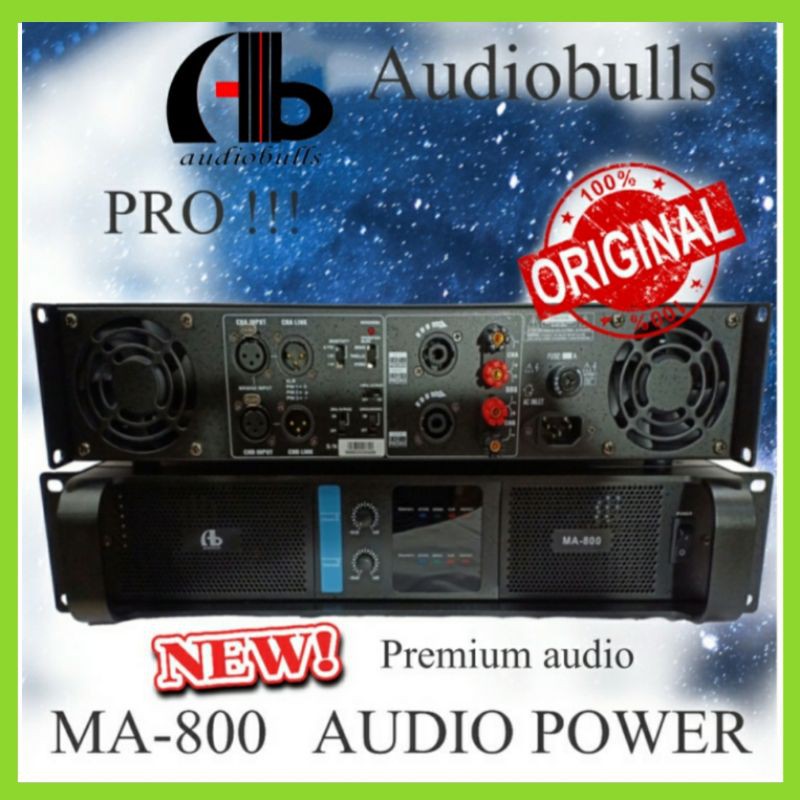 Power AB Audiobulls MA-800 Power AB Audiobulls Premium Original