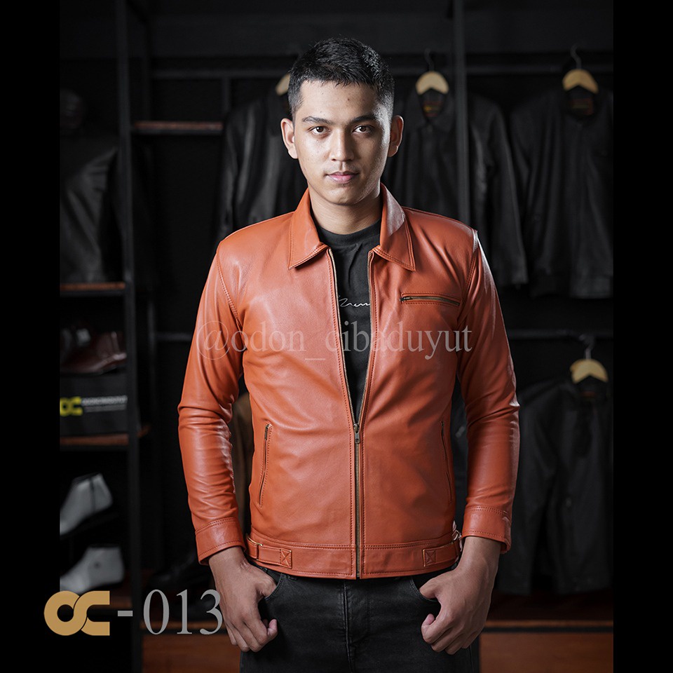 JAKET KULIT PRIA EXSLUSIVE OC-013