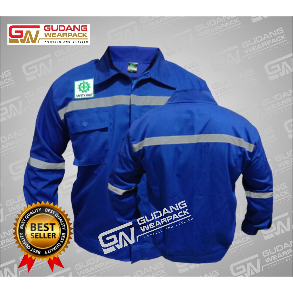 WEARPACK ATASAN Gudang Wearpack - Baju Kerja Seragam Proyek Warna BENHUR POLOS