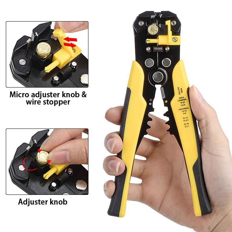 Tang Potong Pengupas Kabel Multifungsi Wire Cutter Pliers 742