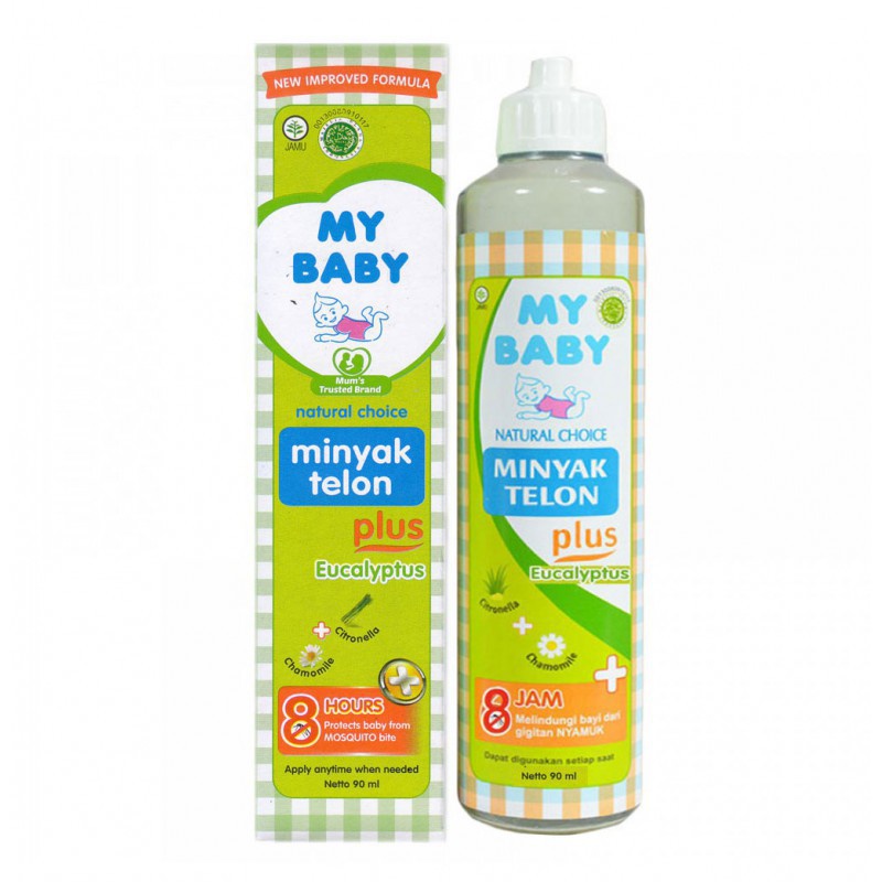 MY BABY MINYAK TELON PLUS 90  85 150  145 ML ANTI NYAMUK 8 JAM