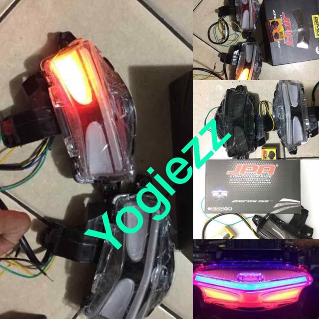 Lampu stoplamp jpa aerox led termurah lampu stoplamp aerox 150 vva jpa stoplamp aerox