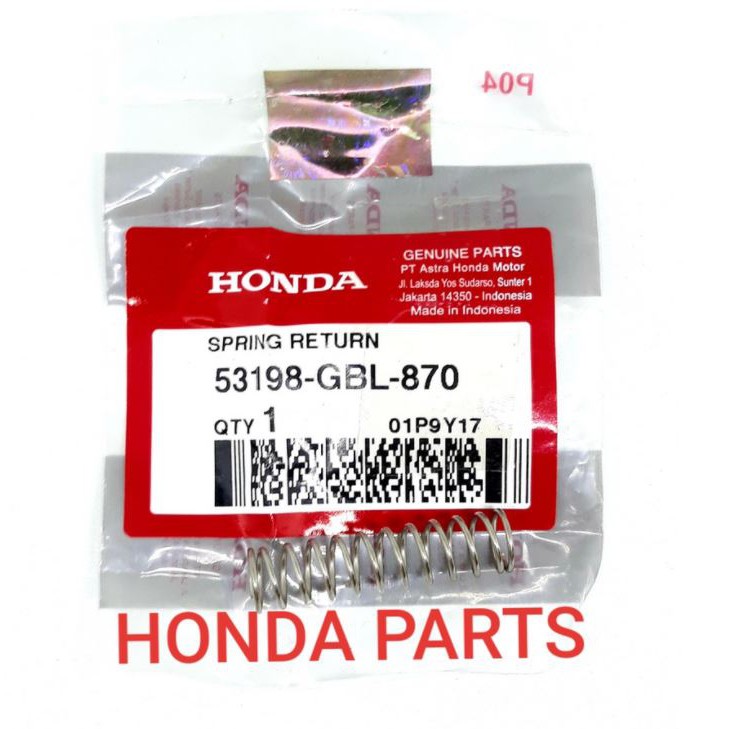 PER HANDEL REM KIRI SPRING RETURN VARIO 125 150 BEAT CBS 53198-GBL-870