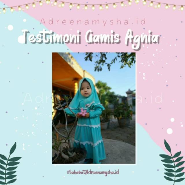 GAMIS AGNIA 0-4 thn / Gamis bayi dan anak