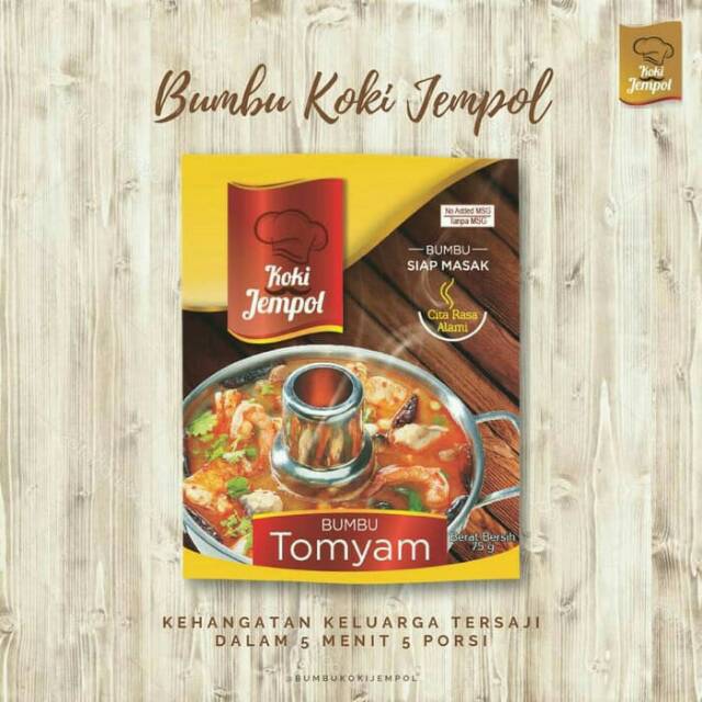 

Koki Jempol Bumbu Tom Yam Non MSG