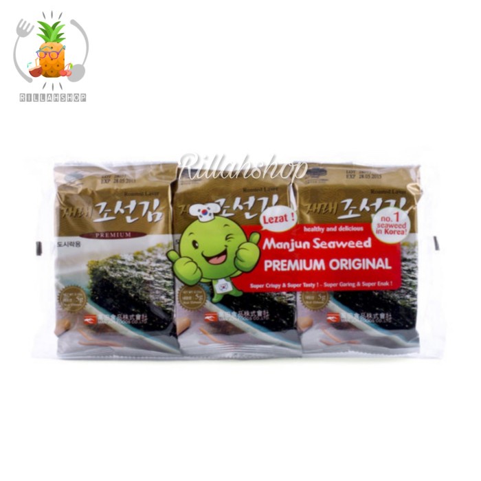 

MANJUN Seaweed Premium Original (3x12g)
