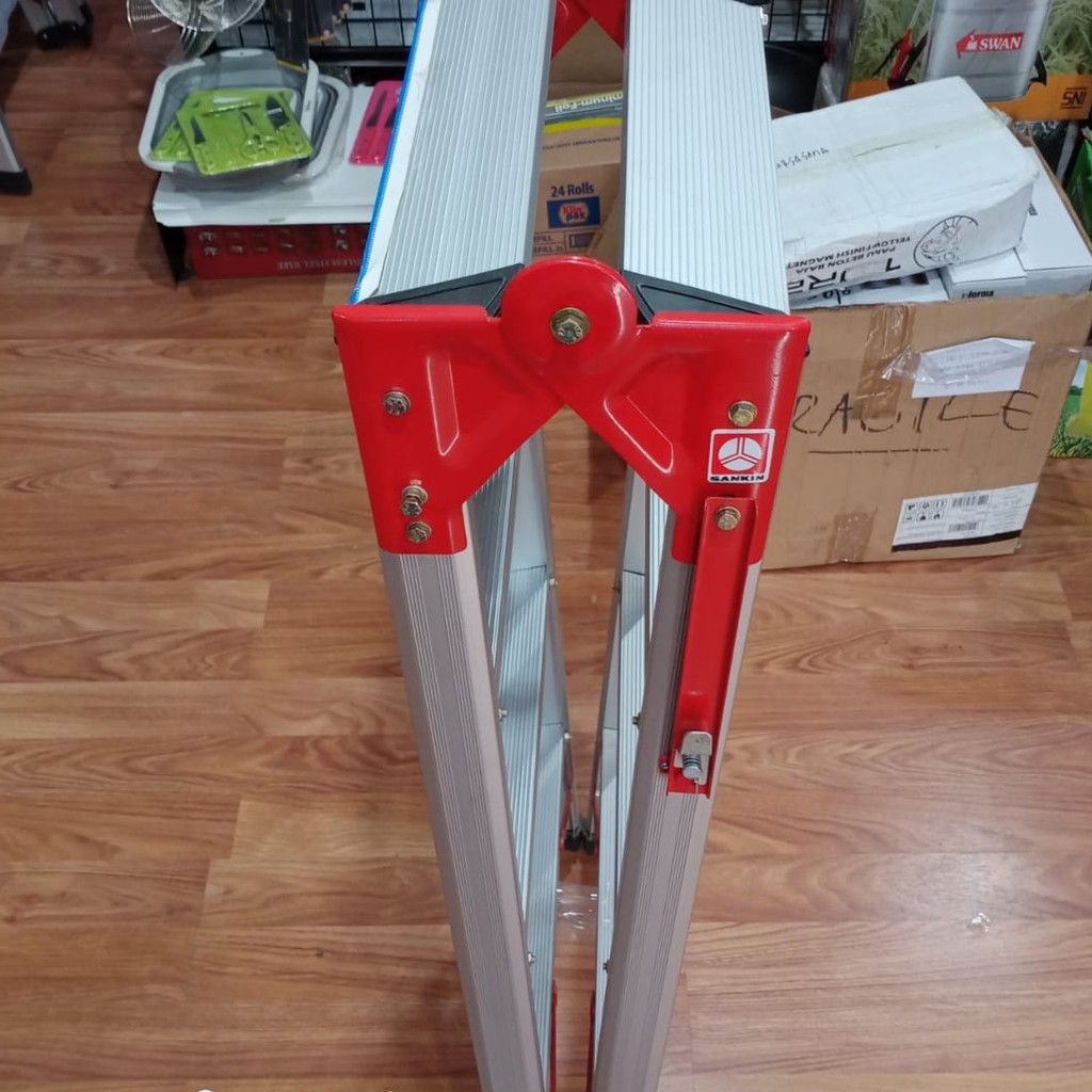 Sankin Tangga Aluminium 120 CM - SLA120 / Tangga Lipat / Tangga Kerja