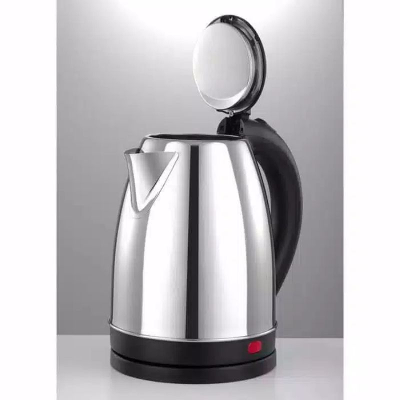 Teko ketel ceret listrik elektrik 2 Liter Stainless steel pemanas air electric kettle WATER HEATER