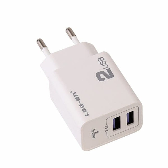 CHARGER CASAN LO-C25 POWER CUBE WALL CHARGING MICRO USB CABLE 2.4A AUTO ID ORIGINAL LOG ON