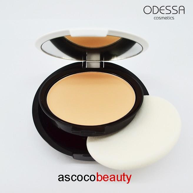 [PRODUK K0PC7] ODESSA [Lightening] Two Way Cake 4-in-1 WHTE TWC White Bedak Padat Foundation PHD