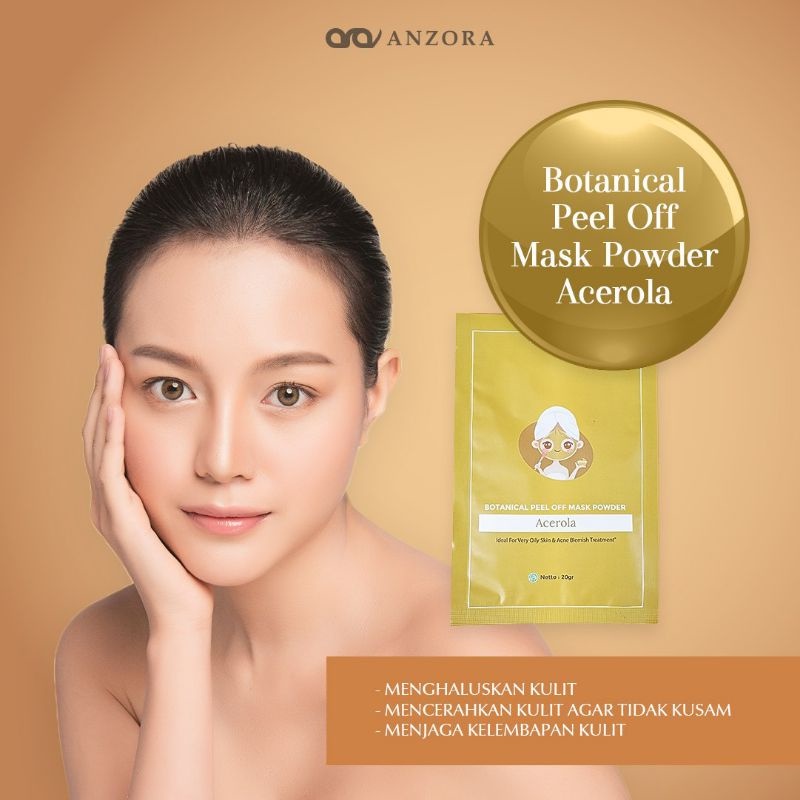 MASKER BUBUK FEEL OF MASK ( Feel of powder Treetree ( jerawat) + acelora (brightening) + murberry(flek)+ coklat ( normal skin berminyak) + lavender ( breakout)