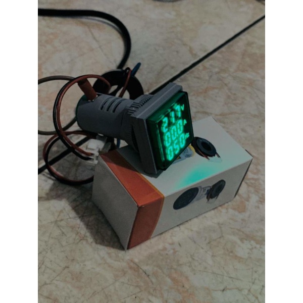 Pilot Lamp Volt Meter Digital 3 in 1