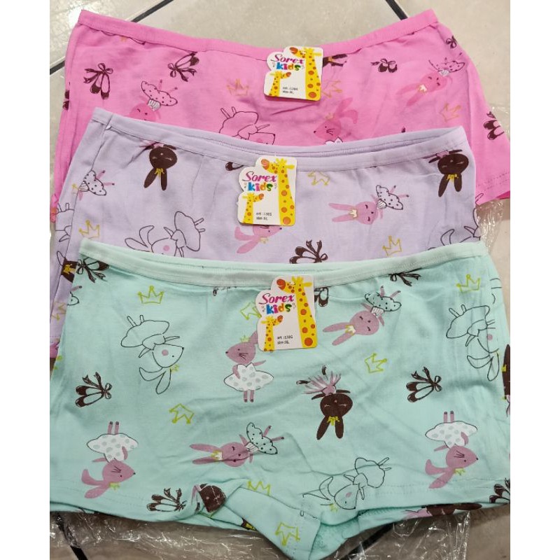 Celana Boxer Sorex anak cewek