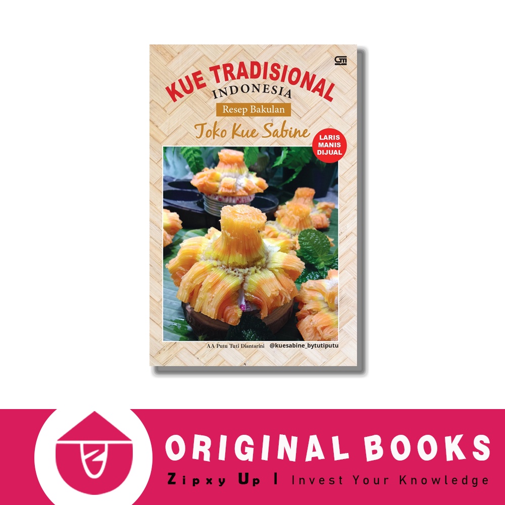 Buku Kue Tradisional Indonesia Resep Bakulan Toko Kue Sabine