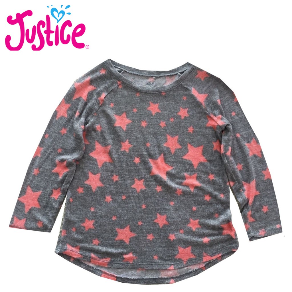 Baju Kaos Lengan Panjang Anak Remaja dan Wanita merk Justice