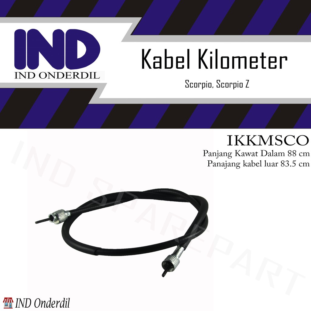 Kabel-Kawat Kilometer-Speedometer-Spedometer-KM-Spido-Meter Scorpio/Z