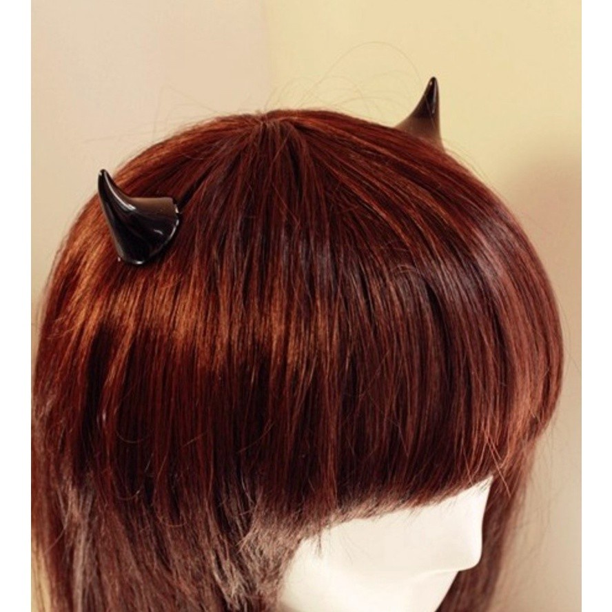 HP-19 hairpin litte devil tanduk iblis setan horn jepit rambut