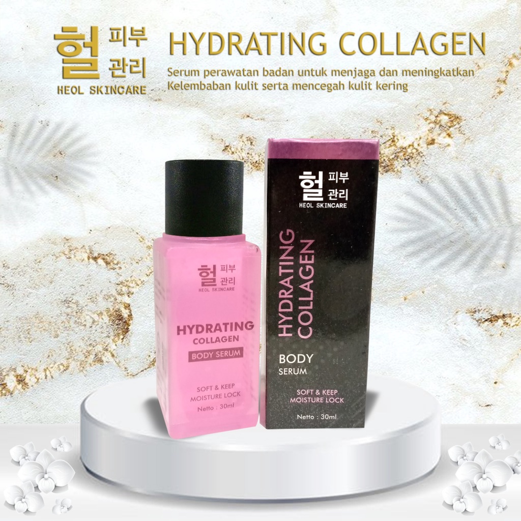 HEOL SKINCARE BODY SERUM 30ML AHA MIMI  - SERUM UNTUK BADAN AHA MIMI Brightening &amp; Whitening Booster Body Serum / Serum Pemutih / Body Booster 30ml