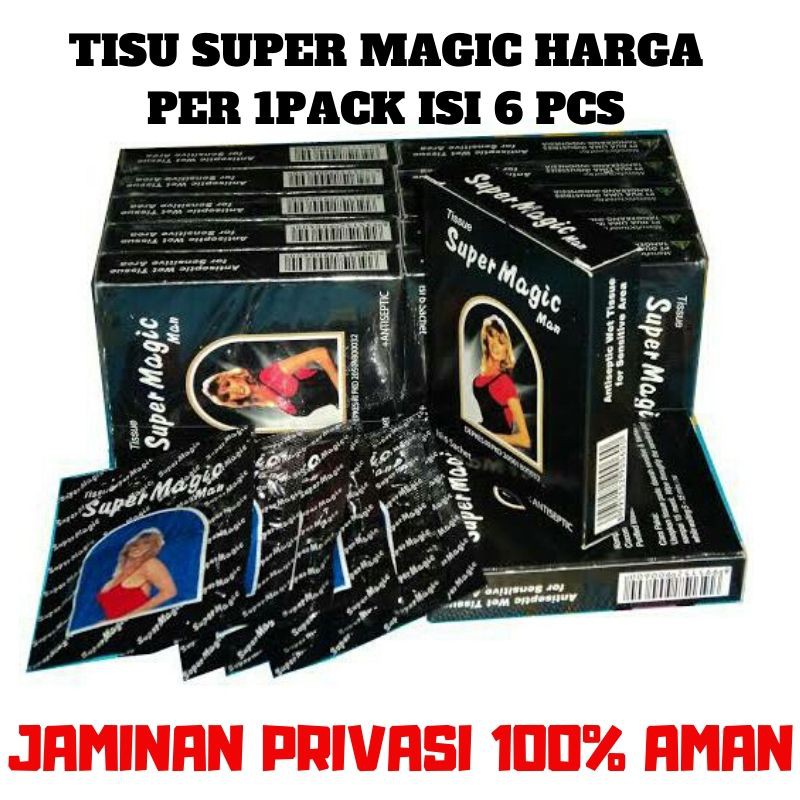 tisu magic / tisu super / super magic / obat tahan lama