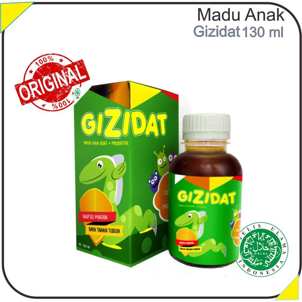 MADU GIZIDAT Penambah Nafsu Makan | GIZIDAT 130ml