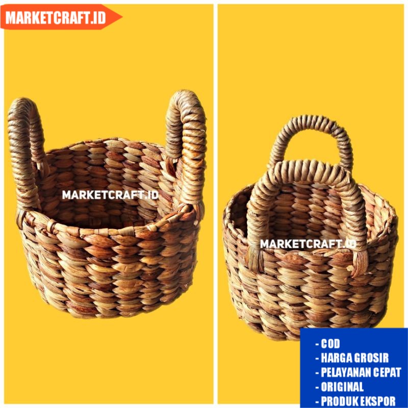 Wadah hampers/keranjang anyaman/Pot anyaman/Pot aesthetic/keranjang hampers/tempat hampers