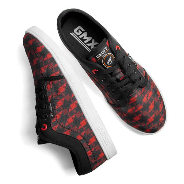 Sepatu GMX Geoff Max Avalon Red Rubic Artsy