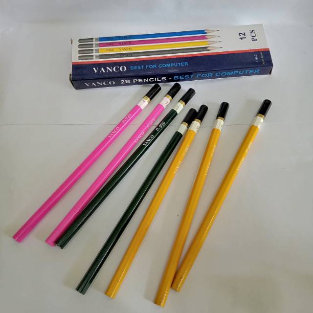 

Selusin Pensil 2B vanco