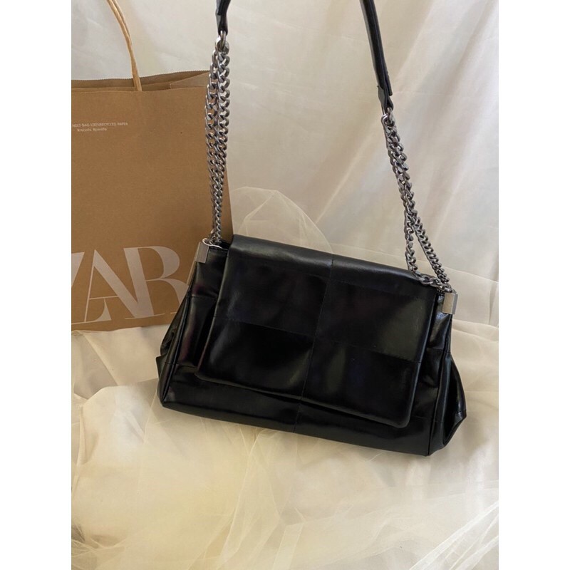 Zara Rocker Shoulder Flap Bag
