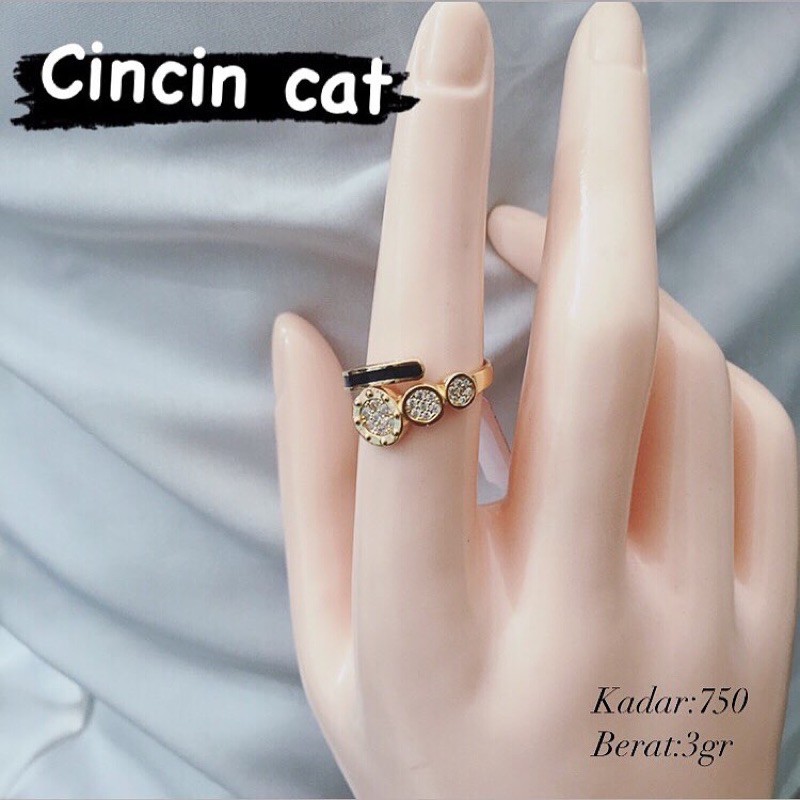 Cincin Emas Cat Tua 750 3gr