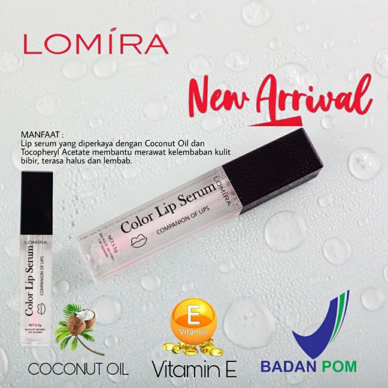 LOMIRA Lip Serum Color 5.5gr Lip Gloss Vitamin E