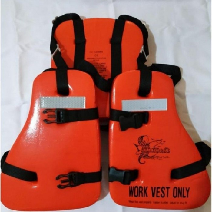 Jual Work Vest Seahorse Life jacket Original Pelampung Kapal Standar