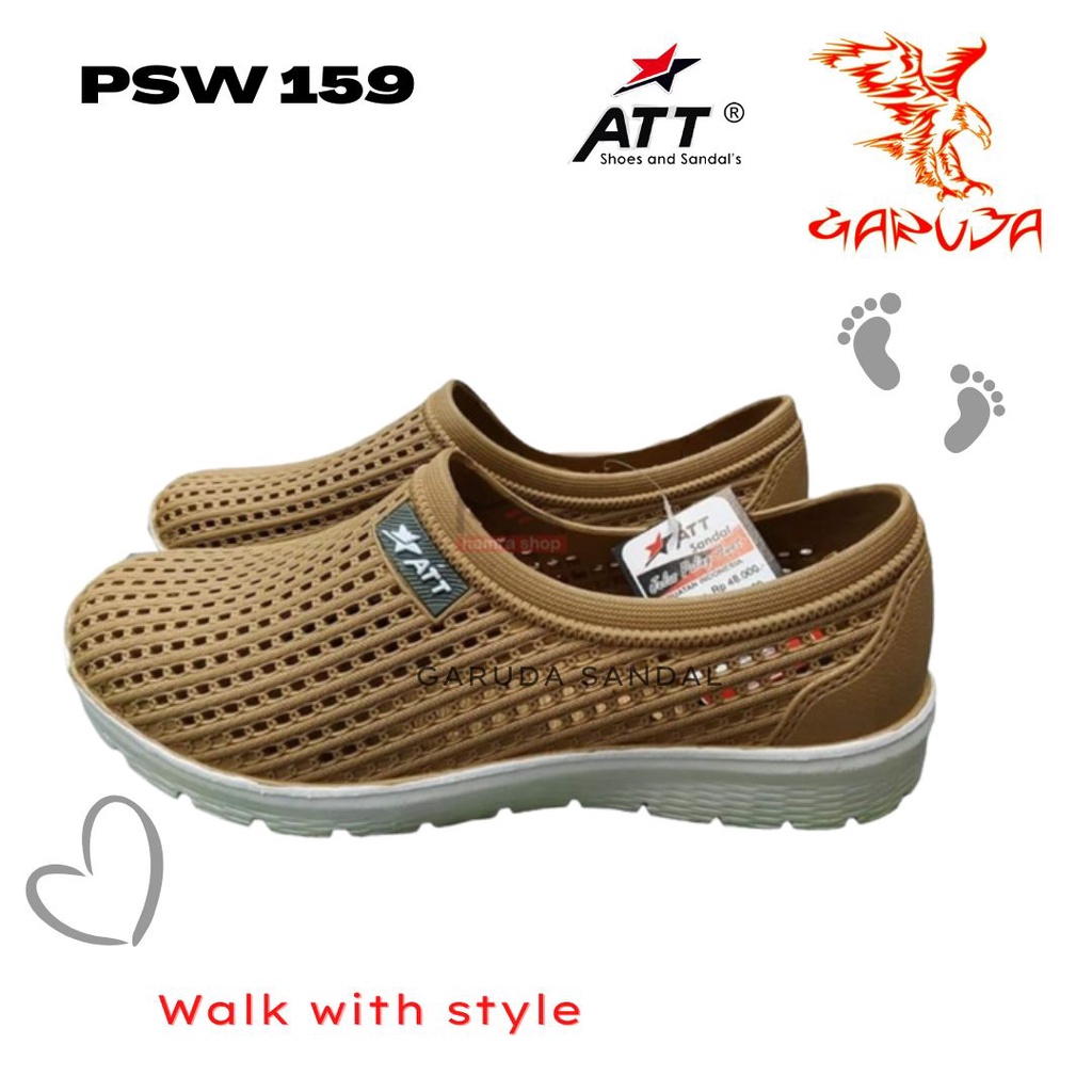 ATT PSW 159 SEPATU KARET WANITA SLIP ON