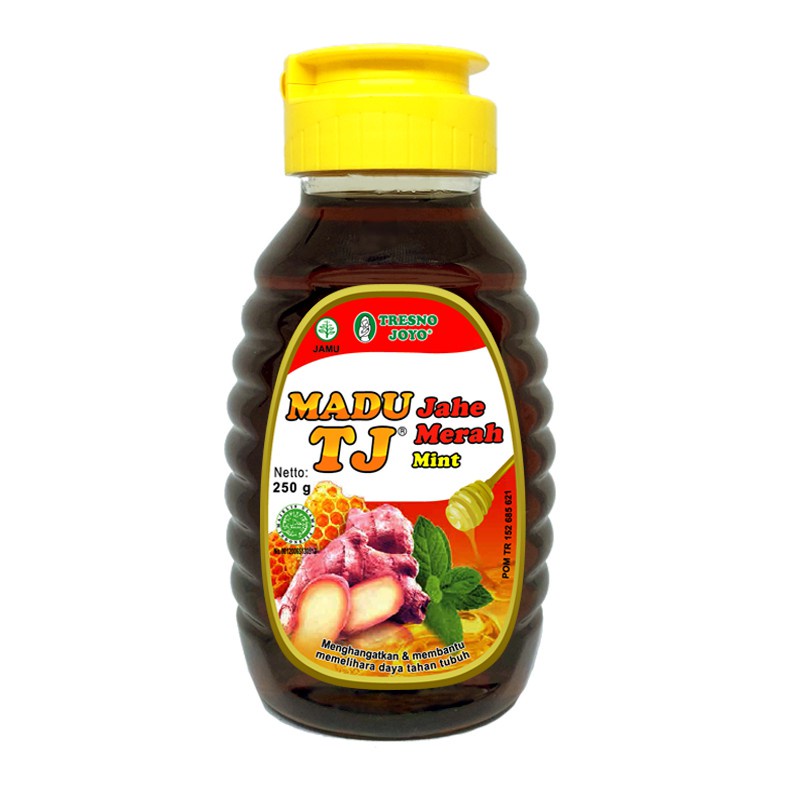 Madu TJ Jahe Merah Mint 150 Gram Original