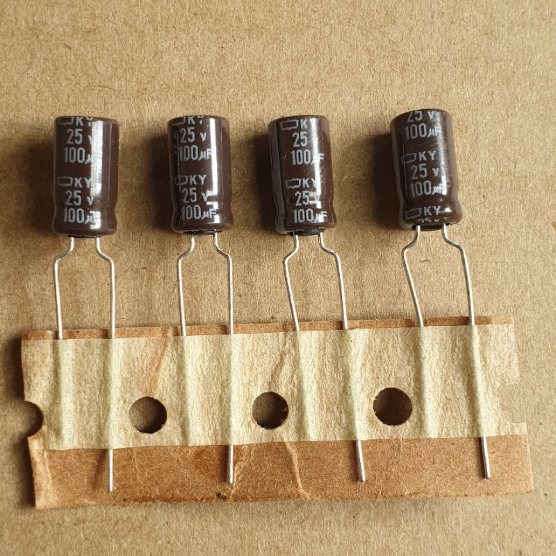 Elco 100uf 25V ORIGINAL // elco 100 uf 25 Volt