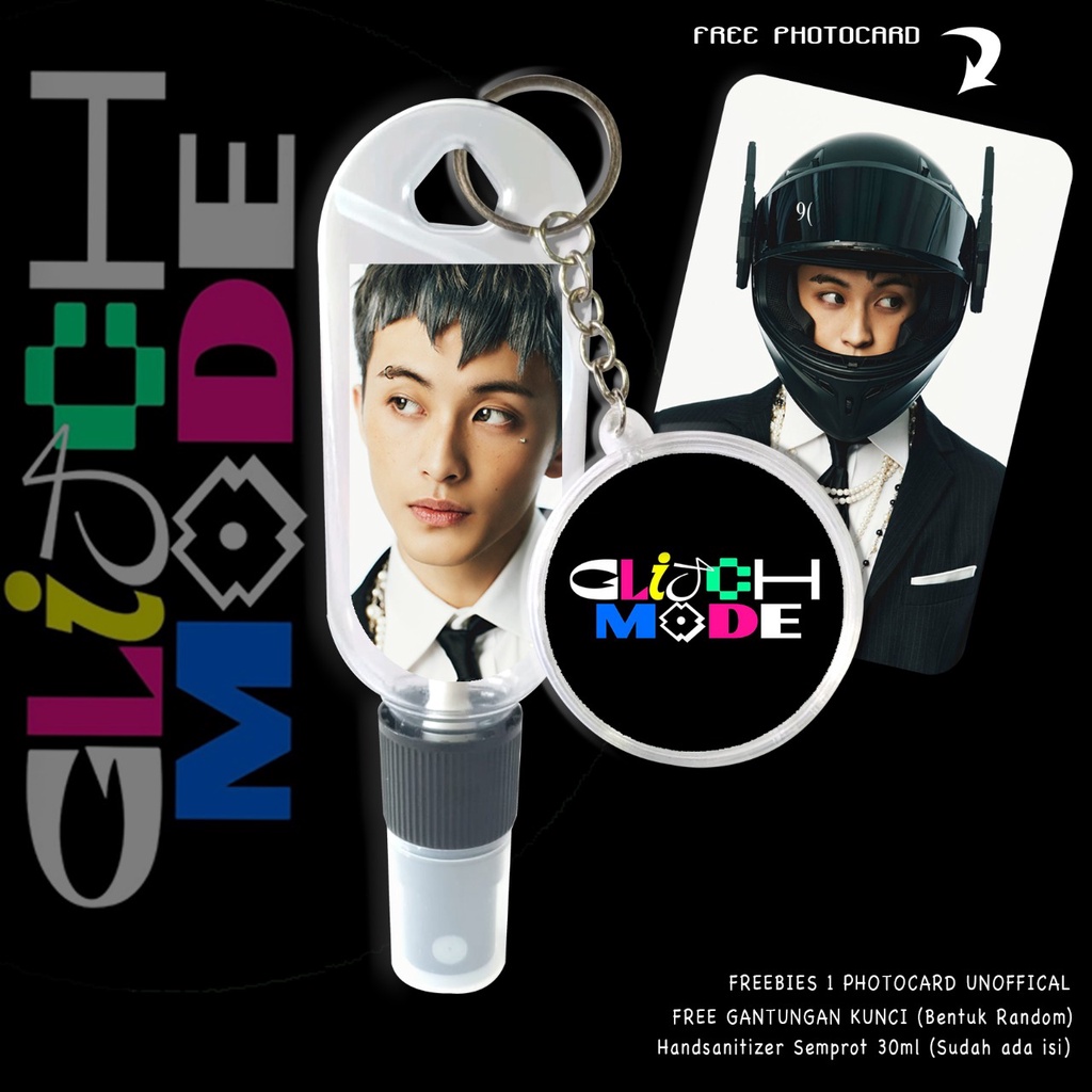 (FREE GANTUNGAN KUNCI) HAND SANITIZER N C T DREAM / GLITOH MODE EDITION / INCLUDE ISI 30 ML