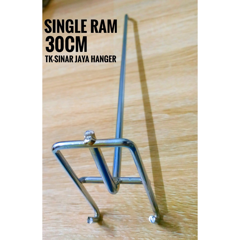 Single Ram 30cm Bahan dari besi stainles steel