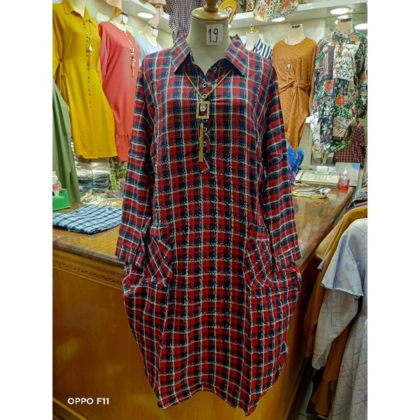 ATASAN KOTAK FLANNEL