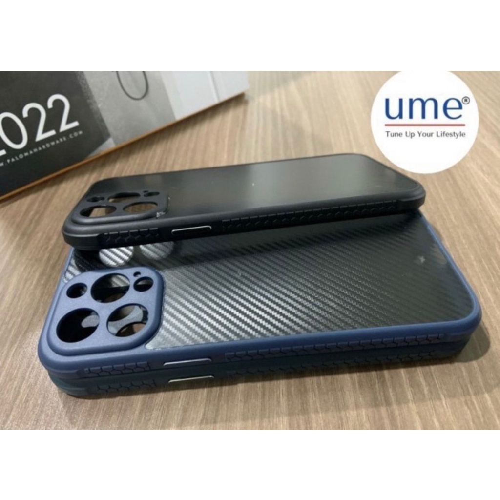 Case Iphone 7 / 7+ / Iphone X / Xs max Iphone 11 Pro Iphone 12 / Pro/ Pro Max , Iphone 13 / Pro Max , Ume Carbon Soft Hard Case Apple