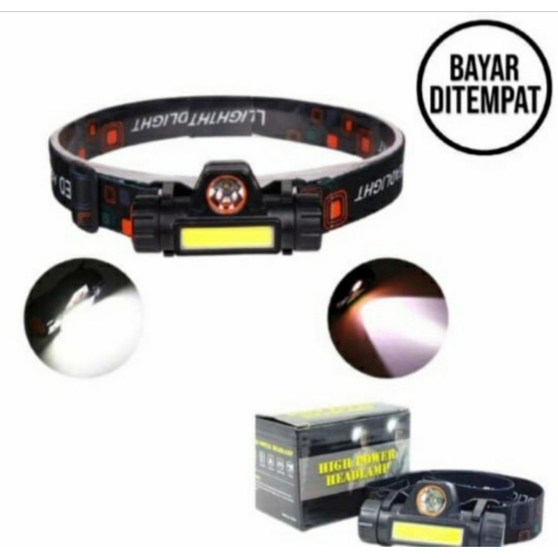 senter kepala mini usb cob waterproof headlamp cree 3 led/senter kepala/senter mini/senter kepala mi