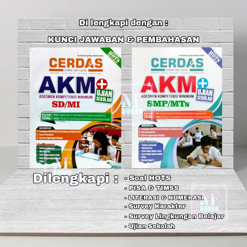 soal HOTS, Cerdas AKM untuk SD /MI & SMP/MTsTerbaru 2021, dilengkapi dengan kunci jawaban.