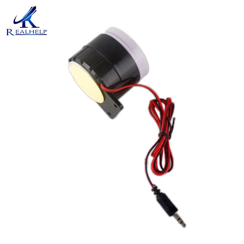 Warna Merah&amp;amp;Klakson Sirene Mini 120dB Dc 12v 24V 5V Dengan Kabel 72mm Untuk Sistem Alarm Keamanan Rumah