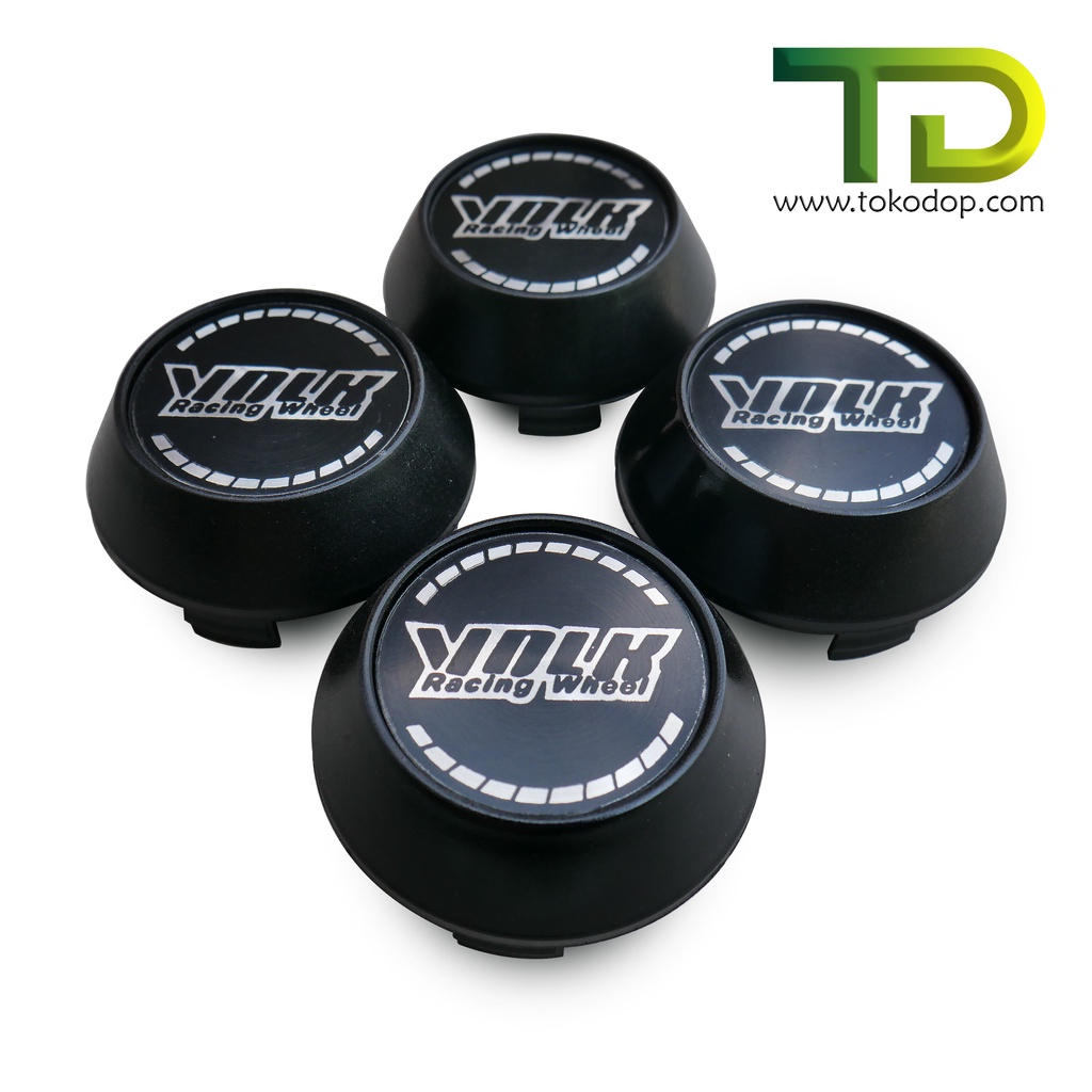 TUTUP DOP VELG VOLK RACING WHEEL KERUCUT KAKI 5.9 CM TOPI 6.4 CM