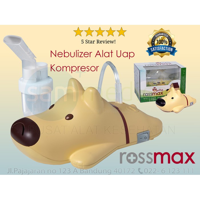 Promo Alkes - ROSSMAX N160 Nebulizer Alat Uap Asma Batuk GARANSI