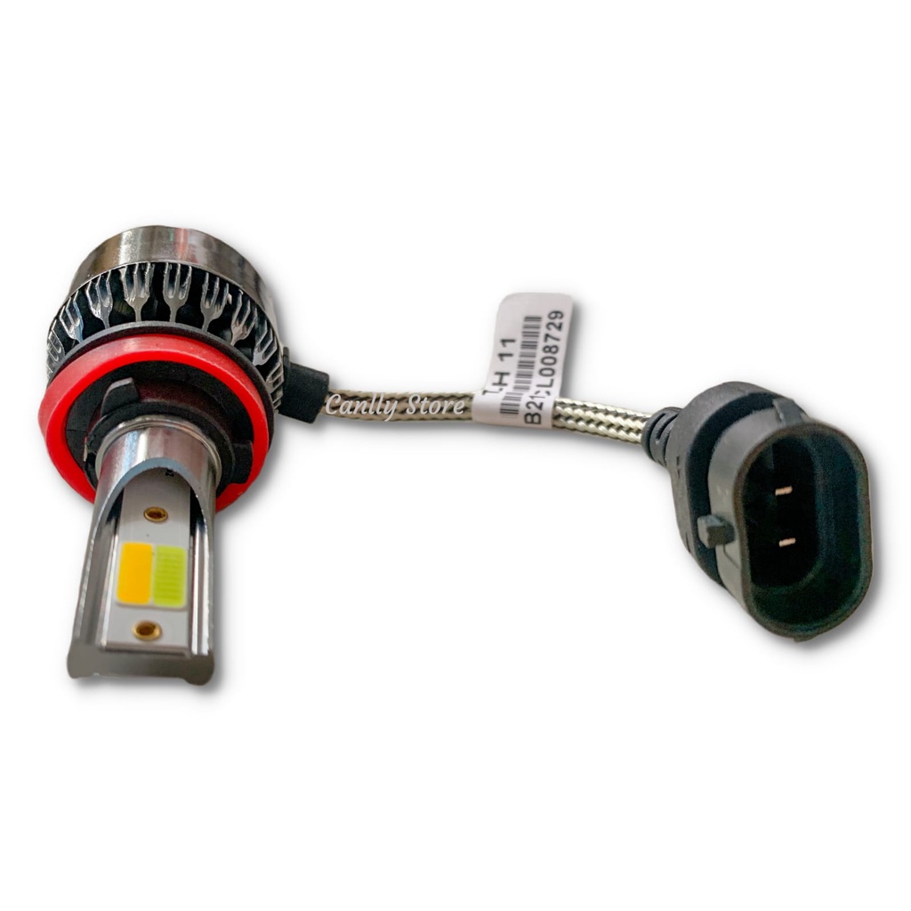 LAMPU FOGLAMP LED 3 WARNA H11 H8 H9 STROBO MODE